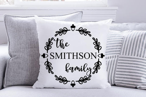 Fall Monogram SVG SVG Ikonart Design Shop 