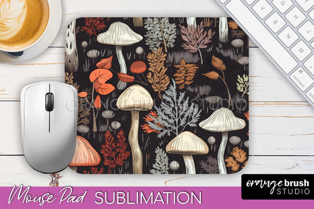 Fall Mouse Pad Designs - Autumn Forest Mousepad Sublimation Sublimation OrangeBrushStudio 