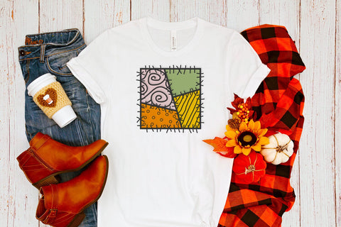 Fall Patchwork Applique Embroidery Embroidery/Applique DESIGNS Designed by Geeks 