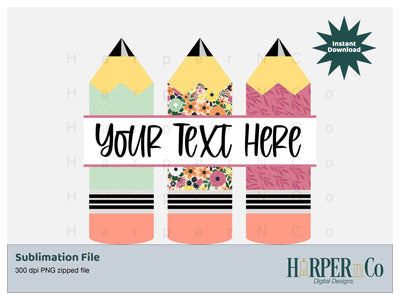 Fall Pencil SVG PNG Cut EPS File SVG HarperNCo 