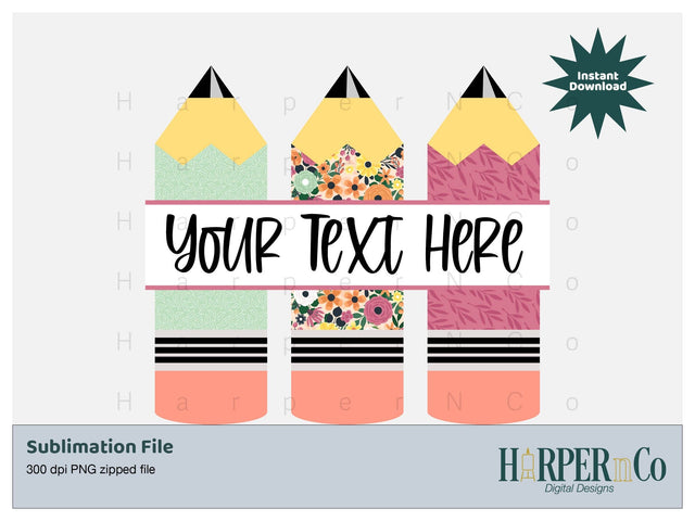 Fall Pencil SVG PNG Cut EPS File SVG HarperNCo 