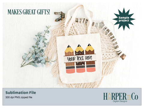 Fall Pencil SVG PNG Cut EPS File SVG HarperNCo 