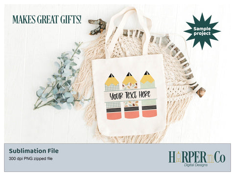 Fall Pencil SVG PNG Cut EPS File SVG HarperNCo 