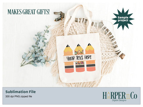 Fall Pencil SVG PNG Cut EPS File SVG HarperNCo 