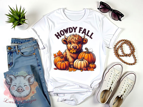 Fall PNG, Autumn Design, Howdy Fall, Seasonal Decor, Fall Sublimation, Thanksgiving Art, Rustic Fall, Digital Download Sublimation Lara' s Designs 