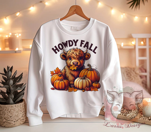 Fall PNG, Autumn Design, Howdy Fall, Seasonal Decor, Fall Sublimation, Thanksgiving Art, Rustic Fall, Digital Download Sublimation Lara' s Designs 