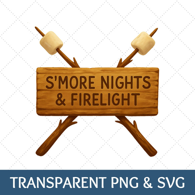 Fall PNG | S'more SVG SVG Paige Cole Studio 