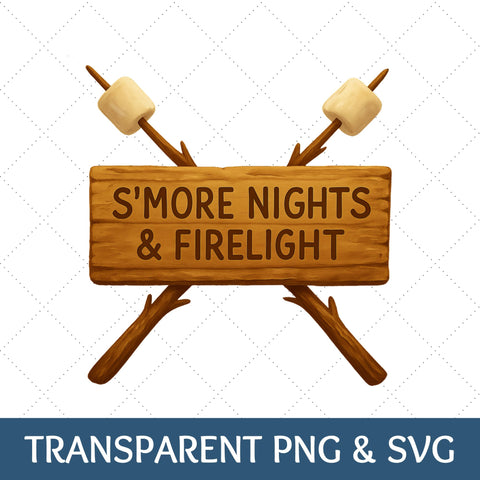 Fall PNG | S'more SVG SVG Paige Cole Studio 