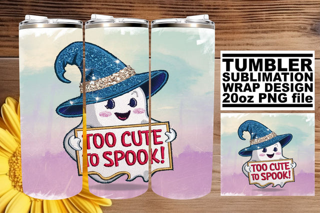 Fall Pumpkin 20oz Halloween Tumbler Sublimation Wrap Sublimation afrosvg 