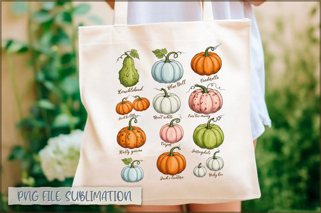 Fall Pumpkin coquette Tote Bag Sublimation Shetara Begum 