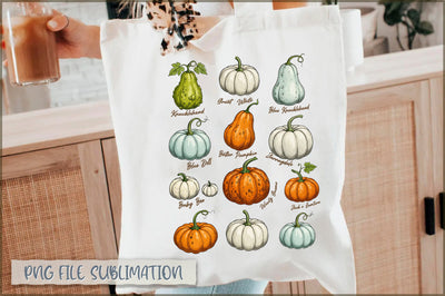 Fall Pumpkin coquette Tote Bag Sublimation Shetara Begum 