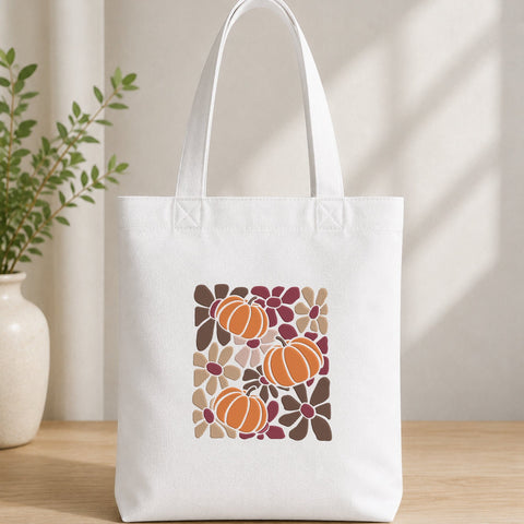 Fall Pumpkin Floral Embroidery Design – Autumn Pumpkin Flower Pattern Machine Embroidery File, Thanksgiving Fall Floral Design Embroidery/Applique DESIGNS PatternFeed8 