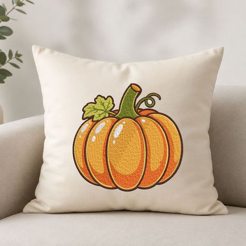 Fall Pumpkin Machine Embroidery Design – Autumn Harvest Pumpkin Thanksgiving Embroidery File Embroidery/Applique DESIGNS PatternFeed8 