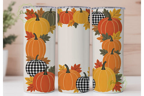 Fall Pumpkin Patch 20oz Tumbler Sublimation PixelChick 