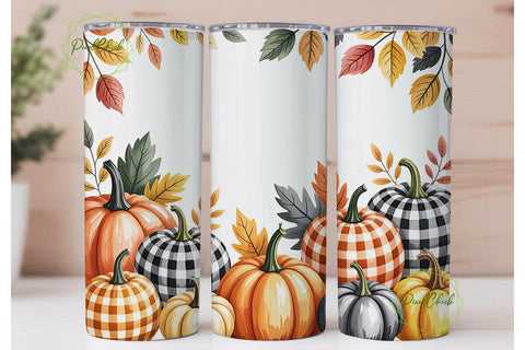 Fall Pumpkin Patch 20oz Tumbler Sublimation PixelChick 