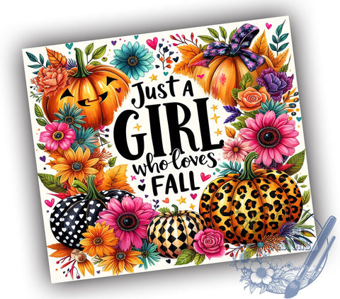 Fall Pumpkin, Pumpkin Lover, Tumbler Design, Sublimation PNG, 20 oz Tumbler, Autumn Drinkware, Cute Fall Design, Seasonal Decor Sublimation ToriDesigns 