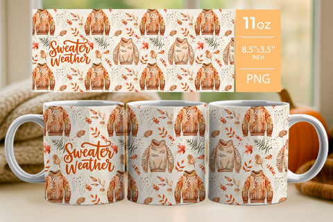 Fall Pumpkin Tumbler & Mug Wrap, Fall Farmhouse Sublimation KMarinaDesign 