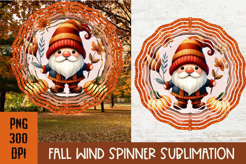 Fall Pumpkin Wind Spinner PNG for sublimation bundle Sublimation Amorclipart 