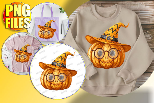 Fall Pumpkin with Bow Sublimation Clipart - Cute Halloween Sublimation afrosvg 