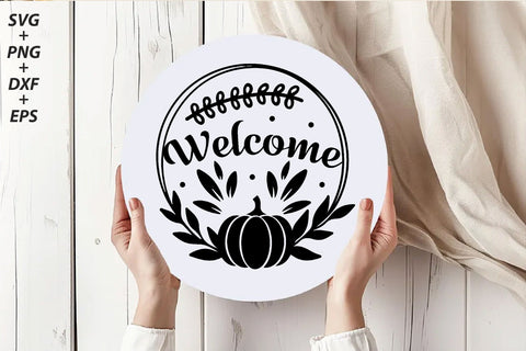 Fall Round Sign Svg Bundle SVG Rupkotha 