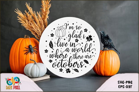 Fall Round Sign SVG Bundle SVG Shetara Begum 