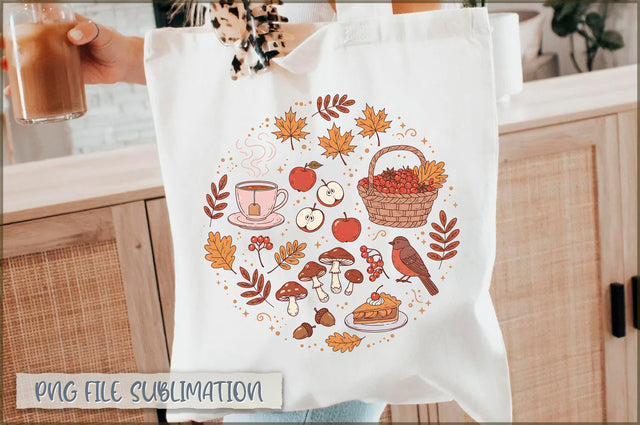 Fall Season Floral Tote Bag Sublimation Shetara Begum 