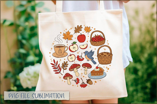 Fall Season Floral Tote Bag Sublimation Shetara Begum 