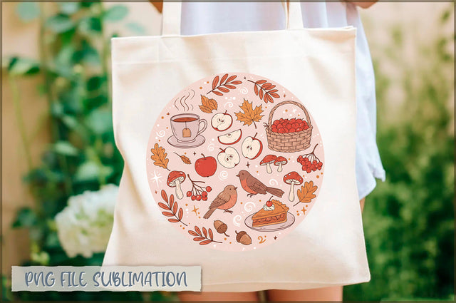 Fall Season Floral Tote Bag Sublimation Shetara Begum 