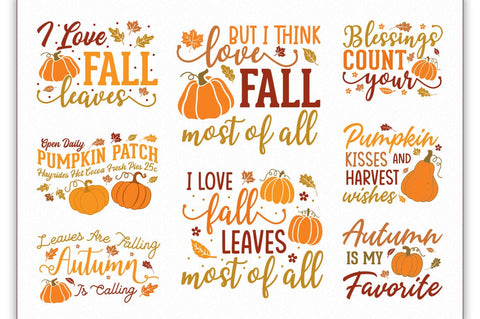 Fall Sign SVG Design Bundle SVG Shetara Begum 