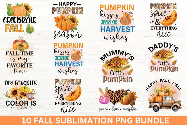 Fall Sublimation Bundle Sublimation Designangry 
