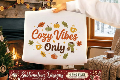 Fall Sublimation Design | Cute Autumn Animals Sublimation Designs | Pumpkin Spice Thanksgiving Quotes | Woodland Kawaii Fall PNG for Cricut DTF Printable Digital Download Sublimation BlackCatsMedia 