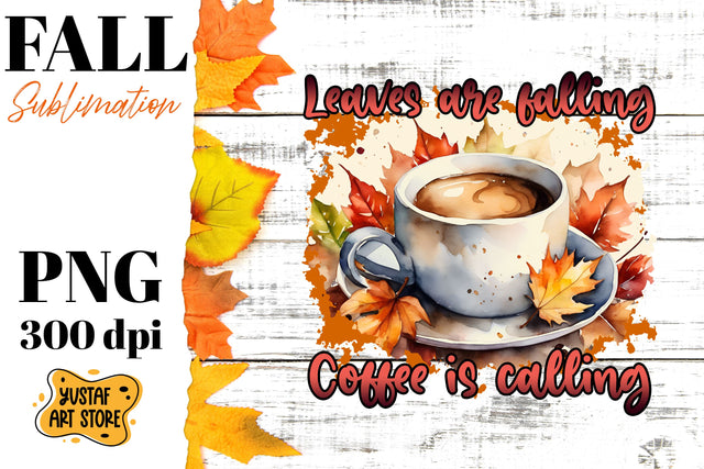 Fall sublimation design. Fall coffee sublimation. Sublimation Yustaf Art Store 