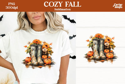 Fall Sublimation PNG Sublimation Carla C Designs 