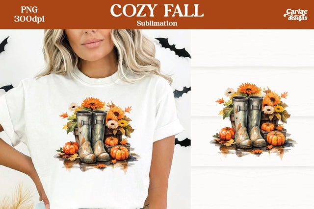 Fall Sublimation PNG Sublimation Carla C Designs 