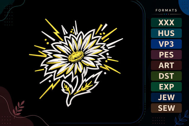 Fall Sunflower Sketch Embroidery Design Embroidery/Applique DESIGNS sg embroidery 