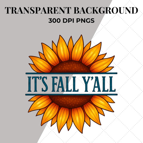 Fall Sunflower SVG | Fall PNG SVG Paige Cole Studio 