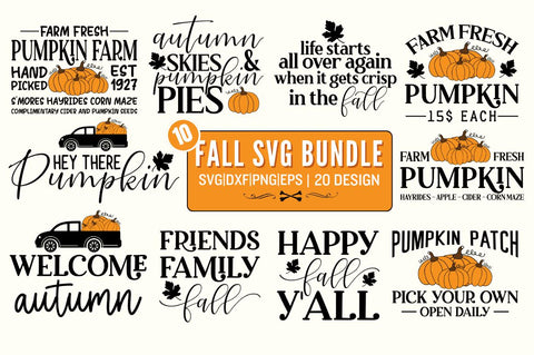Fall SVG Bundle SVG Designangry 