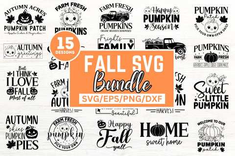 FALL SVG BUNDLE SVG Designangry 
