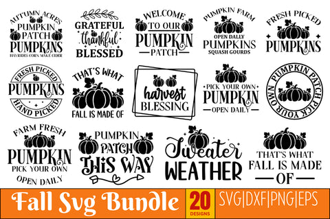 Fall SVG Bundle SVG Designangry 