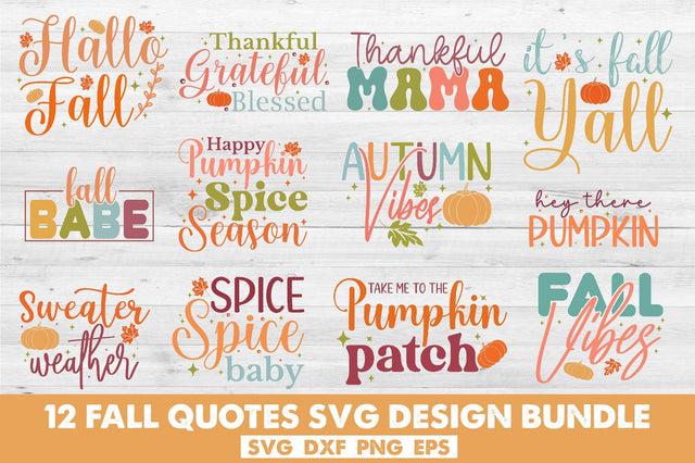 Fall Svg Bundle SVG Rupkotha 