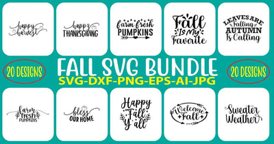 Fall SVG Bundle SVG Syaman 