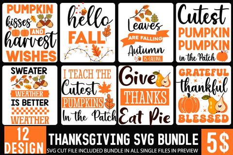 #Fall SVG Bundle , Thanksgiving SVG Bundle , Funny Fall SVG Bundle Quotes,Funyny Farmhouse Fall SVG Bundle,Thanksgiving SVG Bundle, Autumn SVG Bundle SVG BlackCatsMedia 