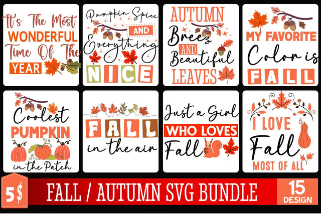 Fall Svg Bundle,Thanksgiving Svg Bundle,Autumn SVG Bundle,Fall Svg Cutting File,Fall Round Sign Svg Design,Fall Vintage Svg Bundle,Autumn Sublimation Bundle SVG BlackCatsMedia 