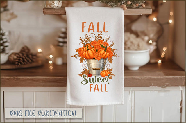 Fall sweet fall Towel PNG Sublimation Shetara Begum 