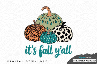 Fall themed pumpkin sublimation design Sublimation Regulrcrative 