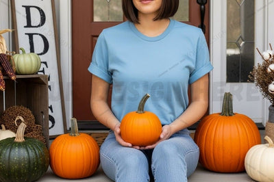 Fall-themed t-shirt mockup design Mock Up Photo Designangry 