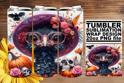 Fall-Themed Turkey Tumbler Wrap for 20oz Sublimation Sublimation afrosvg 