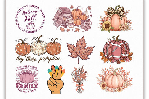 Fall Tote Bag PNG Bundle Sublimation Shetara Begum 