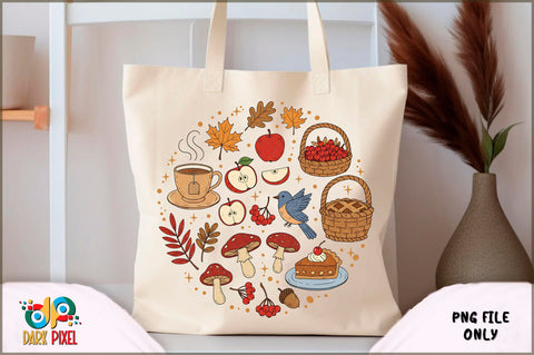 Fall Tote Bag Sublimation Bundle Sublimation Shetara Begum 