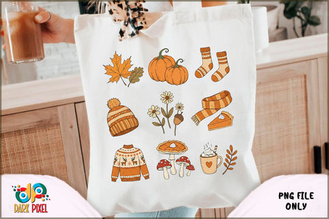 Fall Tote Bag Sublimation Bundle Sublimation Shetara Begum 